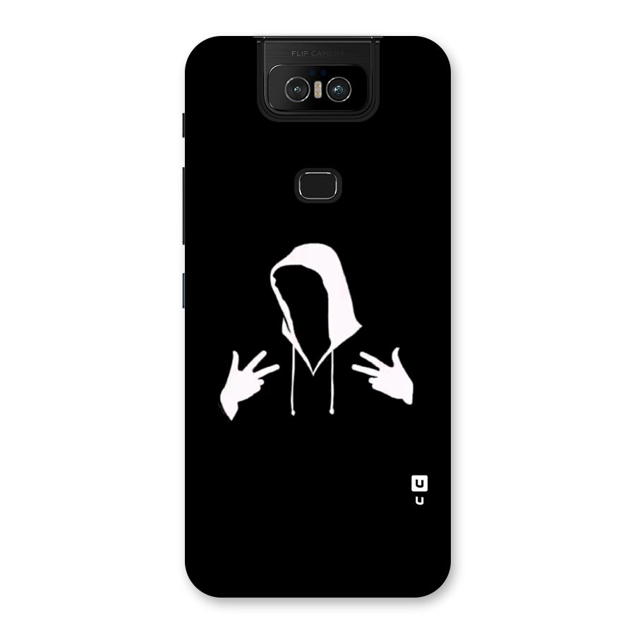 Cool Hoodie Silhouette Back Case for Zenfone 6z
