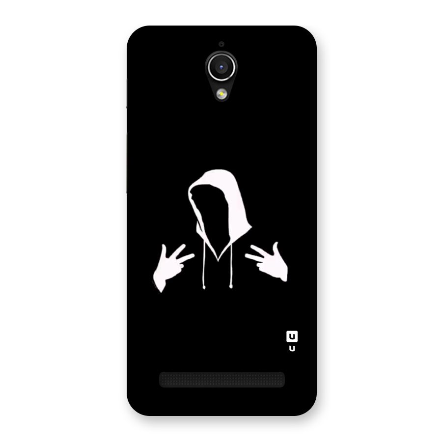 Cool Hoodie Silhouette Back Case for Zenfone Go