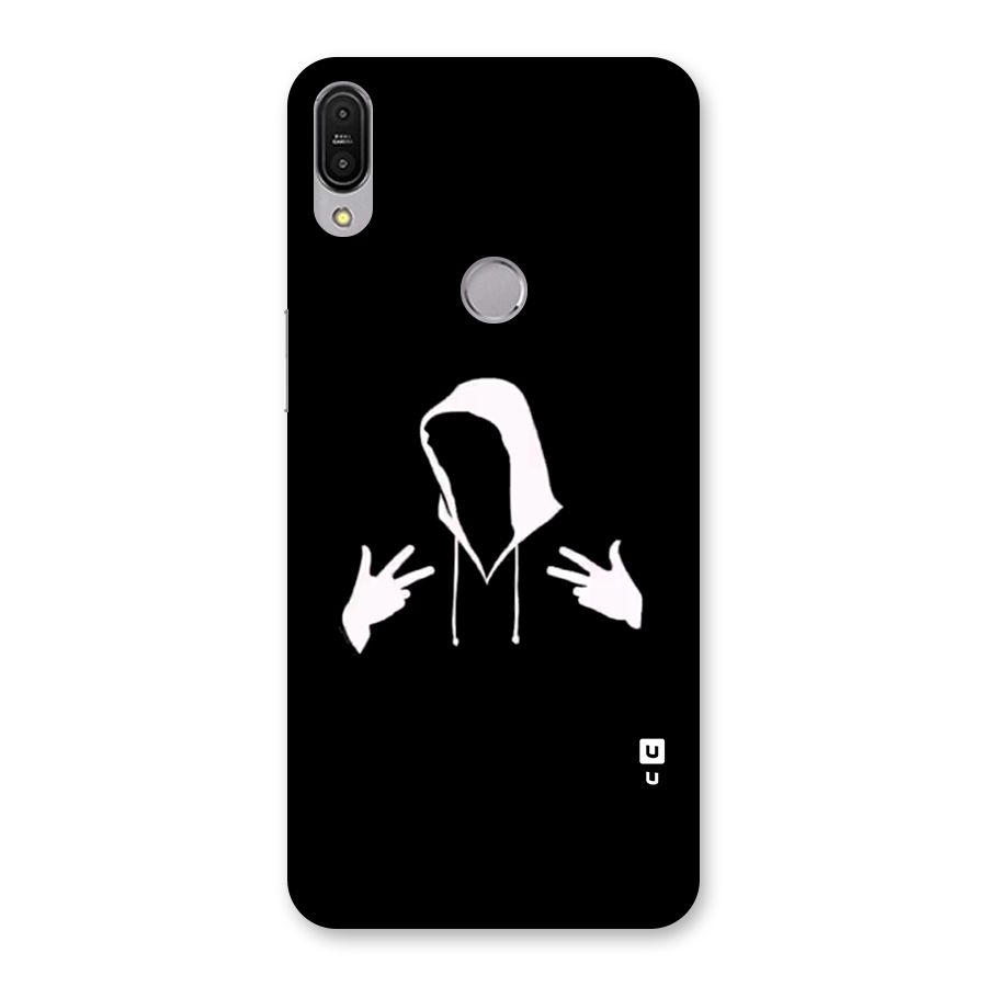 Cool Hoodie Silhouette Back Case for Zenfone Max Pro M1