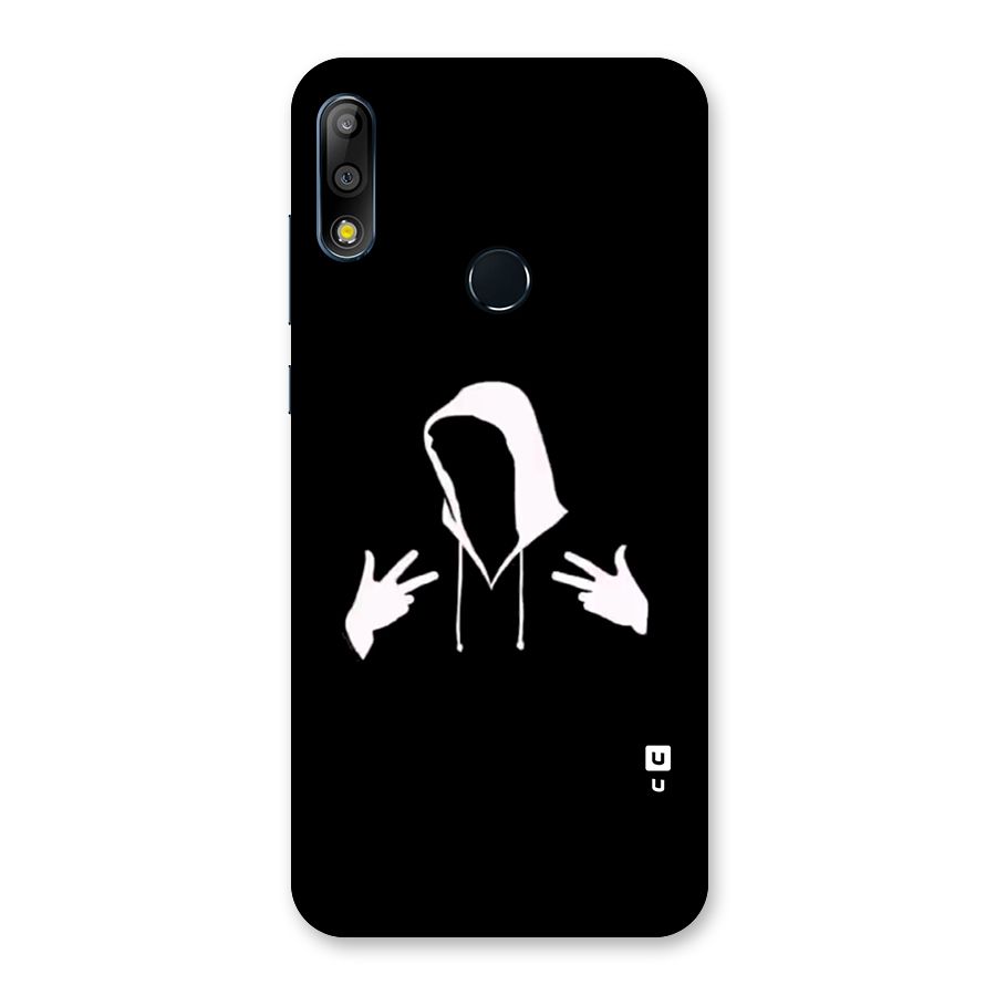 Cool Hoodie Silhouette Back Case for Zenfone Max Pro M2