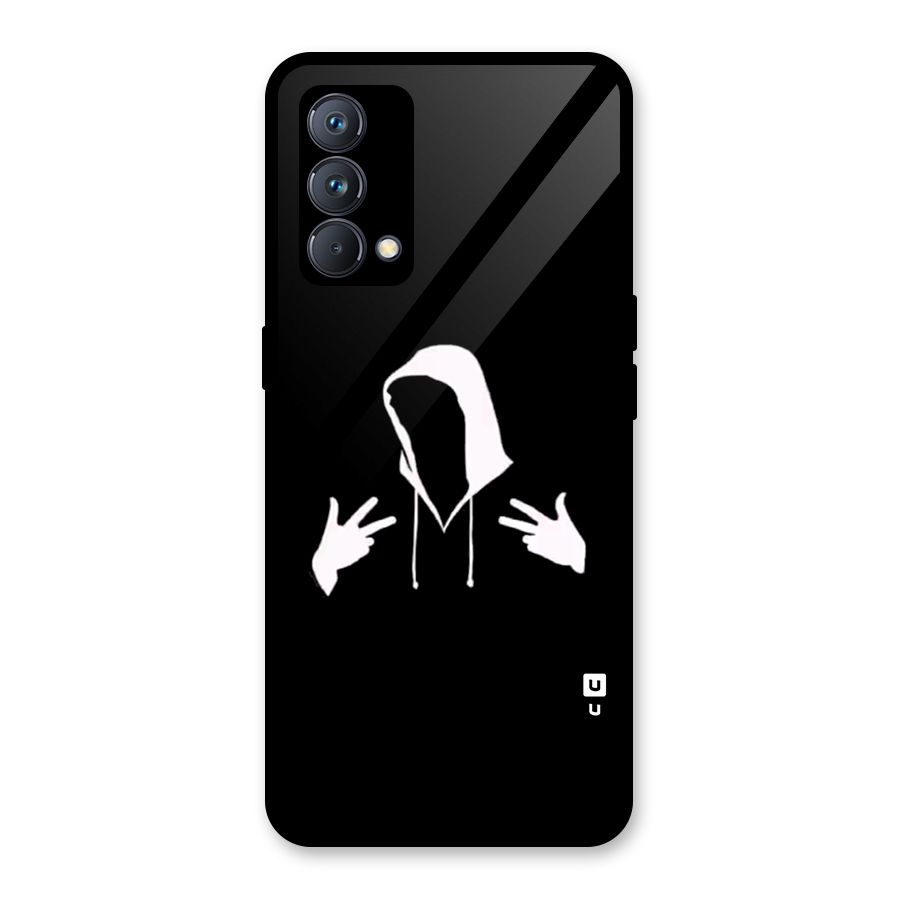 Cool Hoodie Silhouette Glass Back Case for Realme GT Master Edition
