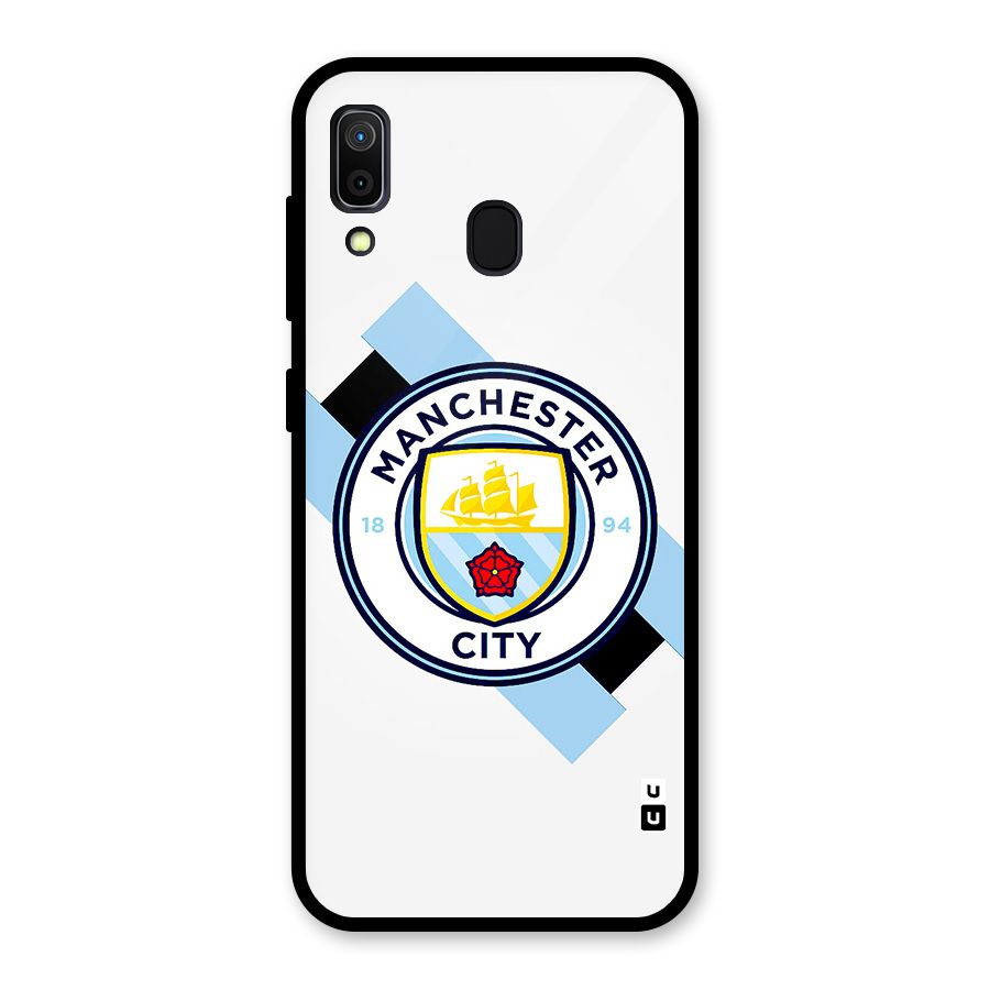 Cool Manchester City Glass Back Case for Galaxy A30