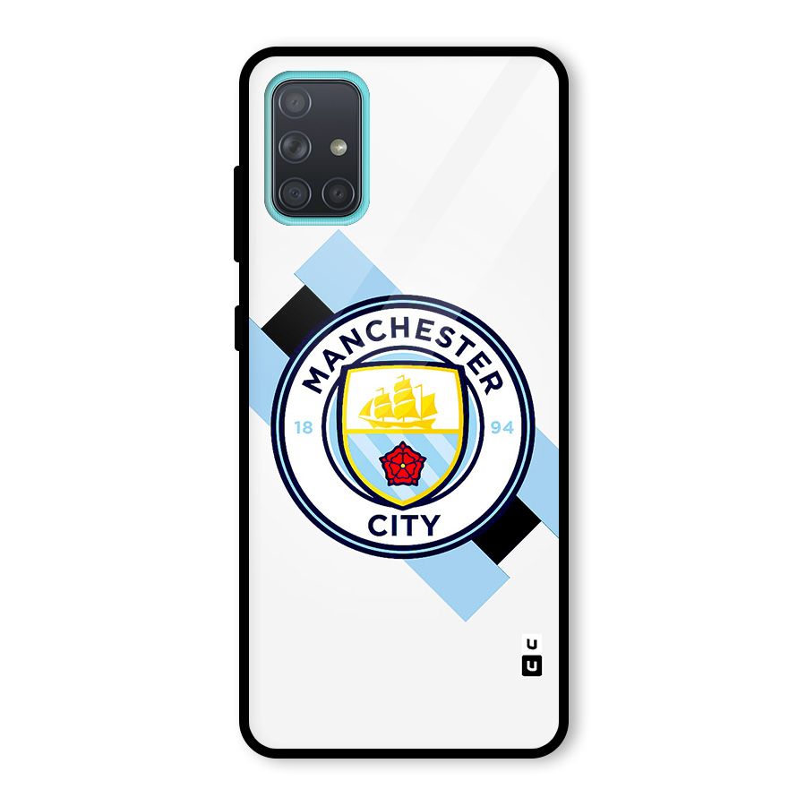 Cool Manchester City Glass Back Case for Galaxy A71