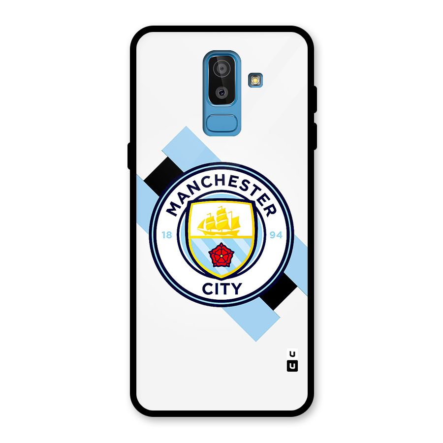 Cool Manchester City Glass Back Case for Galaxy J8