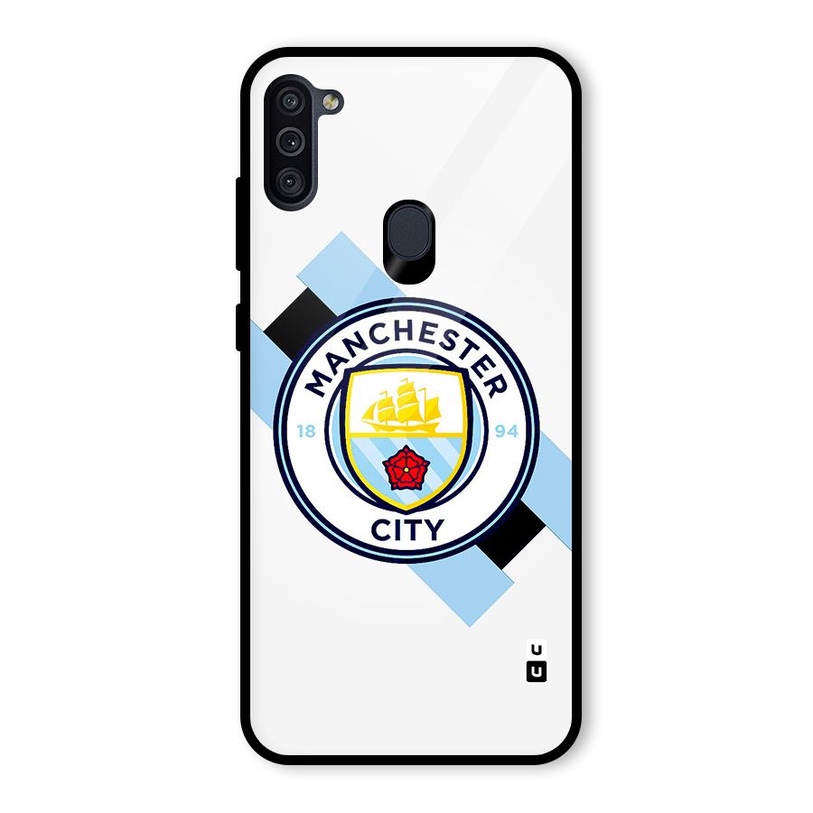 Cool Manchester City Glass Back Case for Galaxy M11