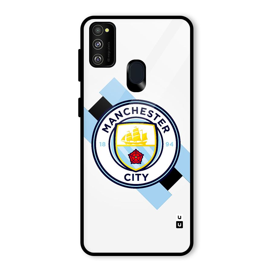 Cool Manchester City Glass Back Case for Galaxy M30s
