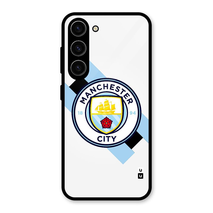 Cool Manchester City Glass Back Case for Galaxy S23