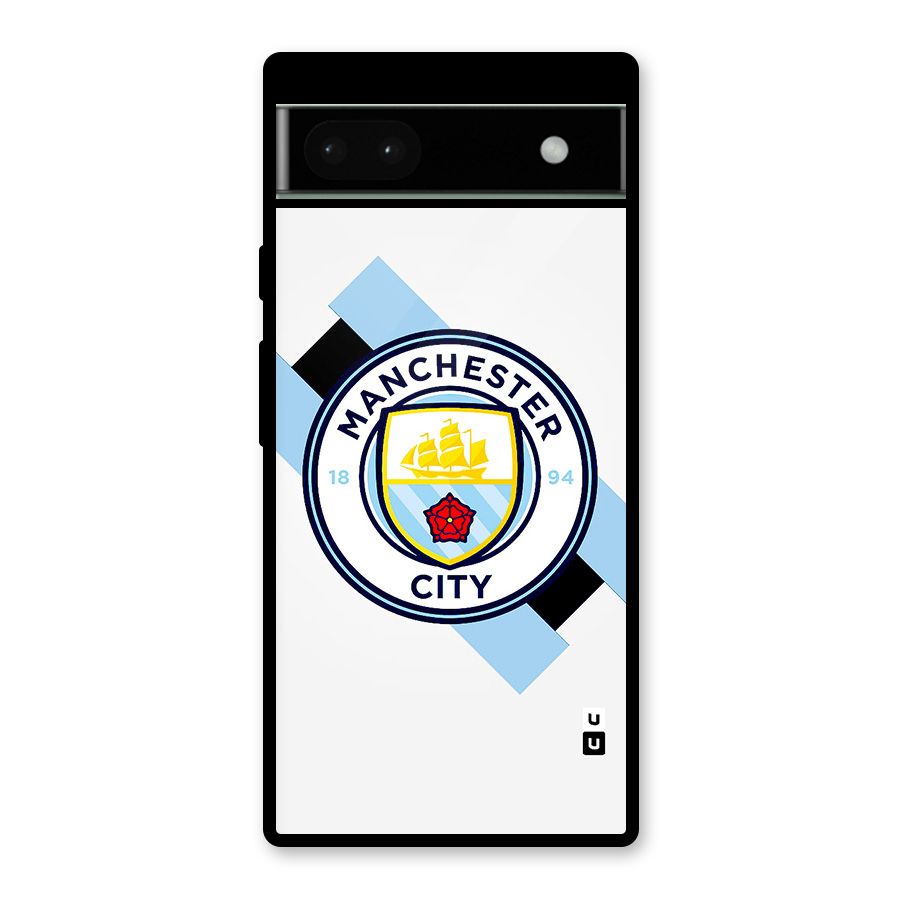 Cool Manchester City Glass Back Case for Google Pixel 6a