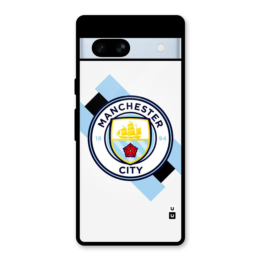Cool Manchester City Glass Back Case for Google Pixel 7a