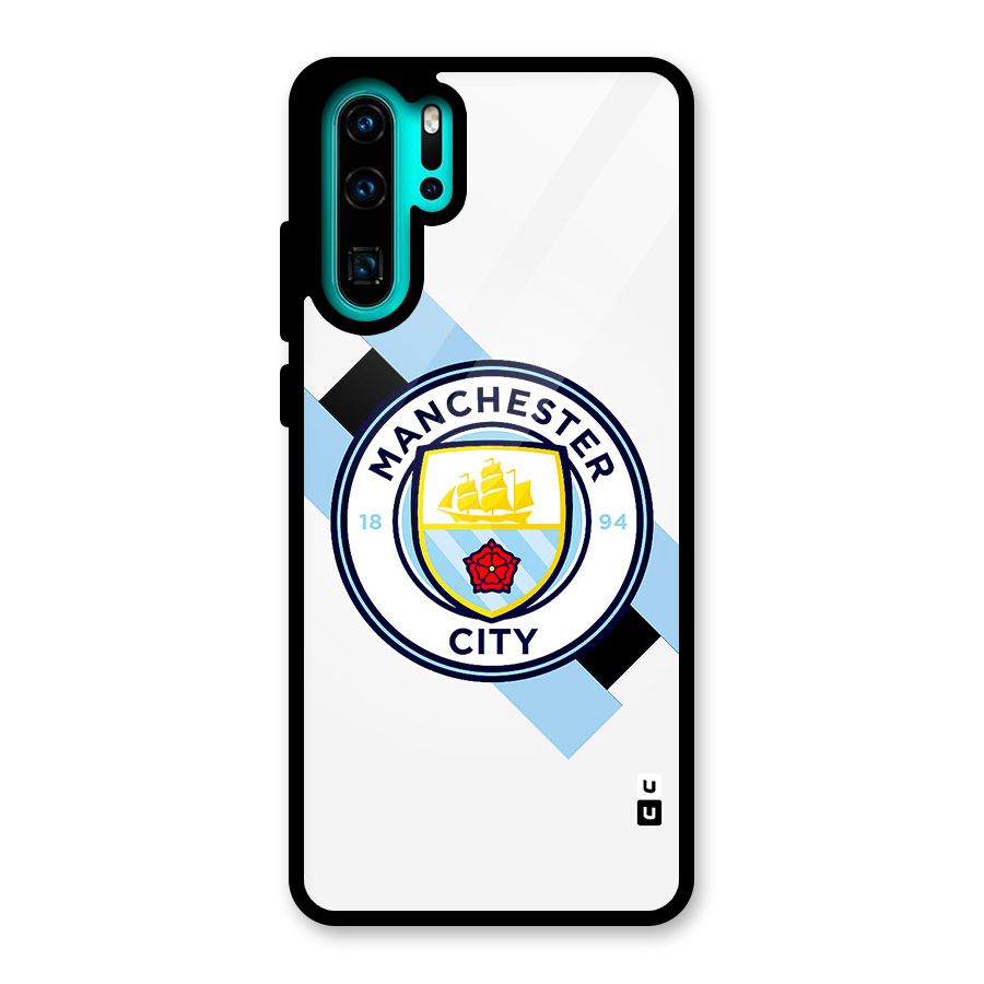 Cool Manchester City Glass Back Case for Huawei P30 Pro