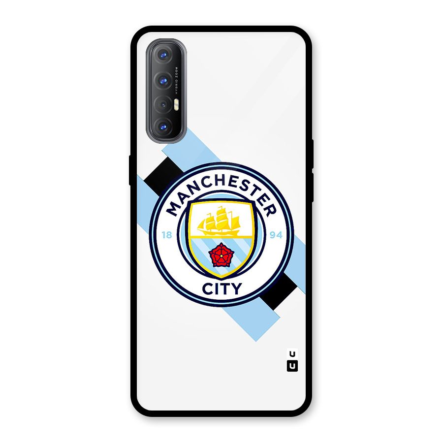 Cool Manchester City Glass Back Case for Oppo Reno3 Pro