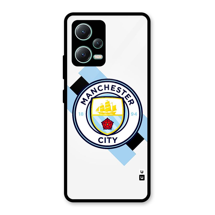 Cool Manchester City Glass Back Case for Redmi Note 12 5G