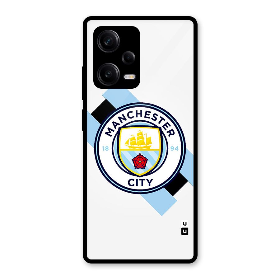 Cool Manchester City Glass Back Case for Redmi Note 12 Pro