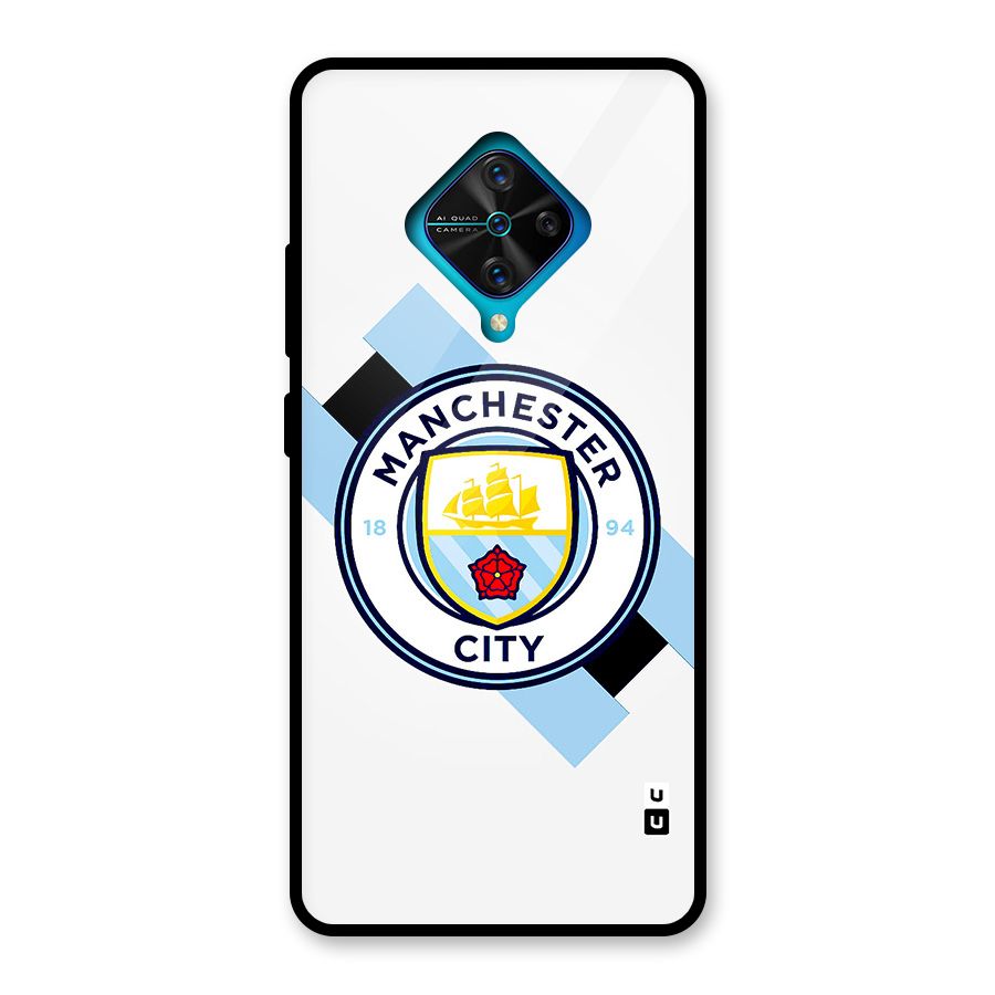 Cool Manchester City Glass Back Case for Vivo S1 Pro
