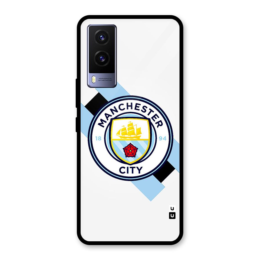 Cool Manchester City Glass Back Case for Vivo V21e 5G