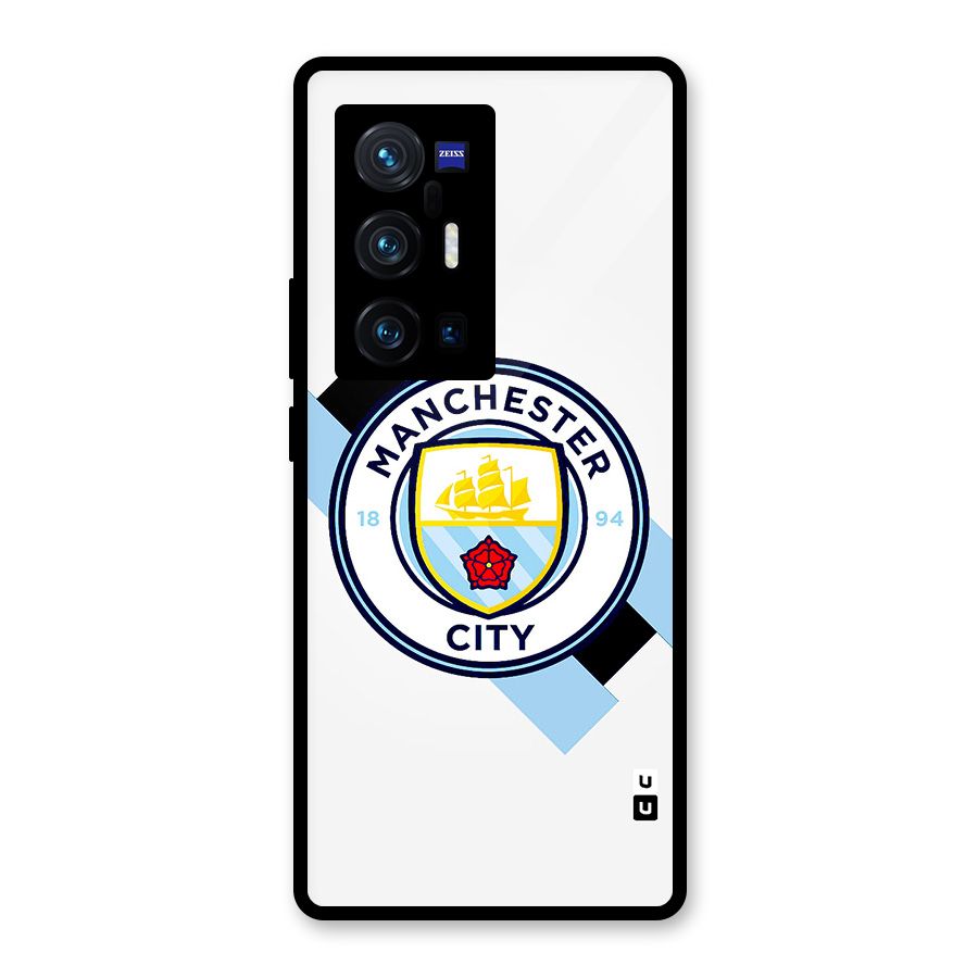 Cool Manchester City Glass Back Case for Vivo X70 Pro Plus