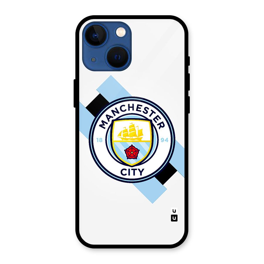 Cool Manchester City Glass Back Case for iPhone 13 Mini