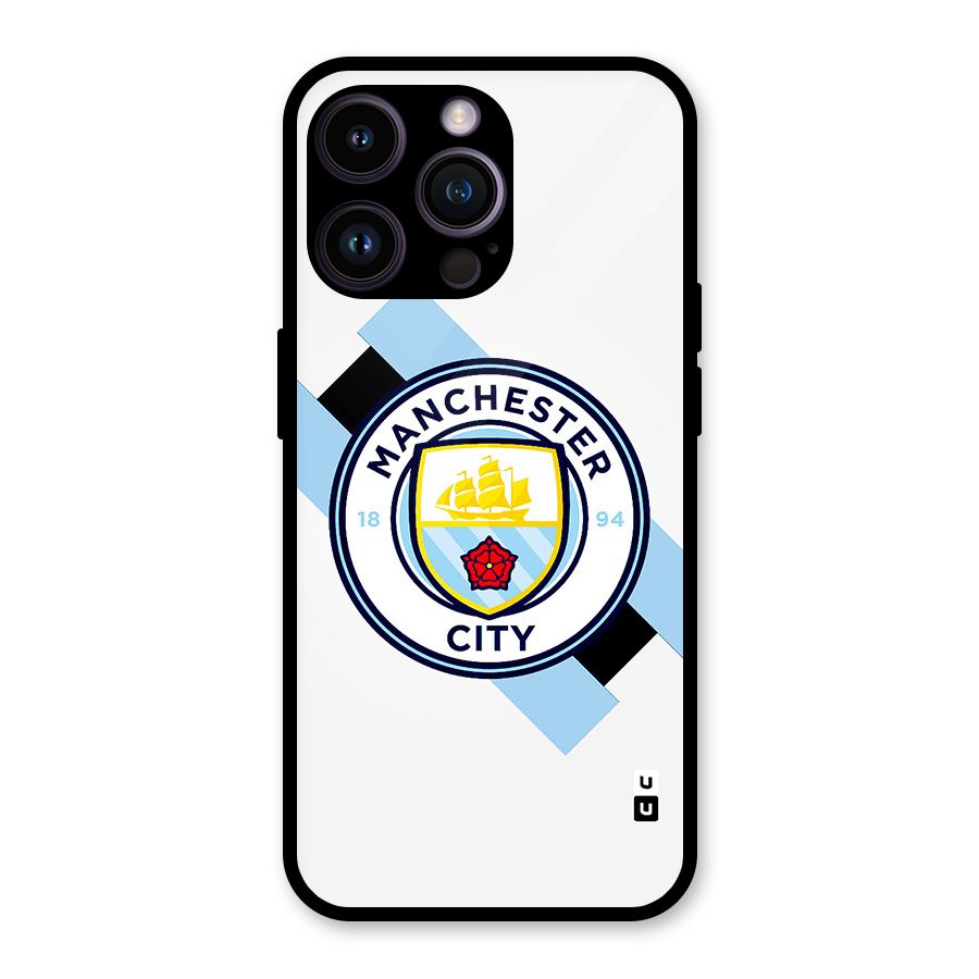 Cool Manchester City Glass Back Case for iPhone 14 Pro Max