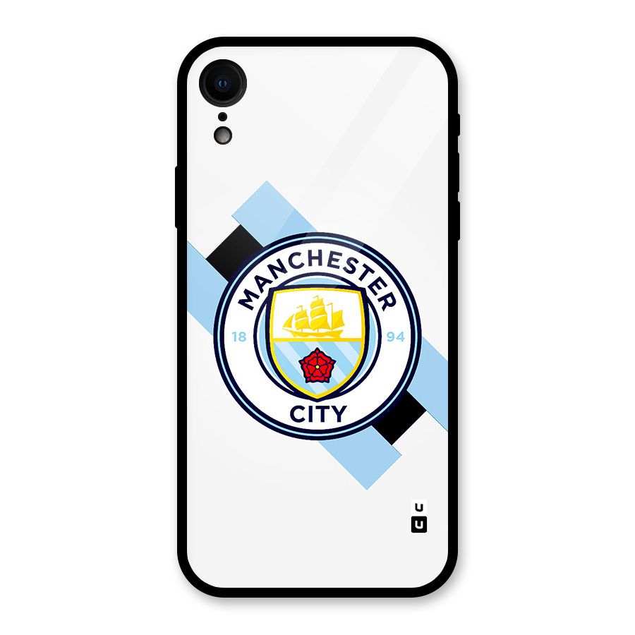 Cool Manchester City Glass Back Case for iPhone XR