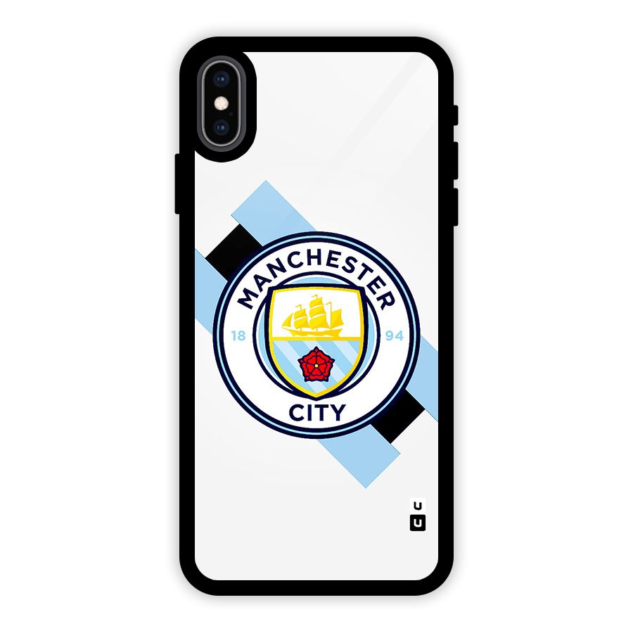 Cool Manchester City Glass Back Case for iPhone XS Max