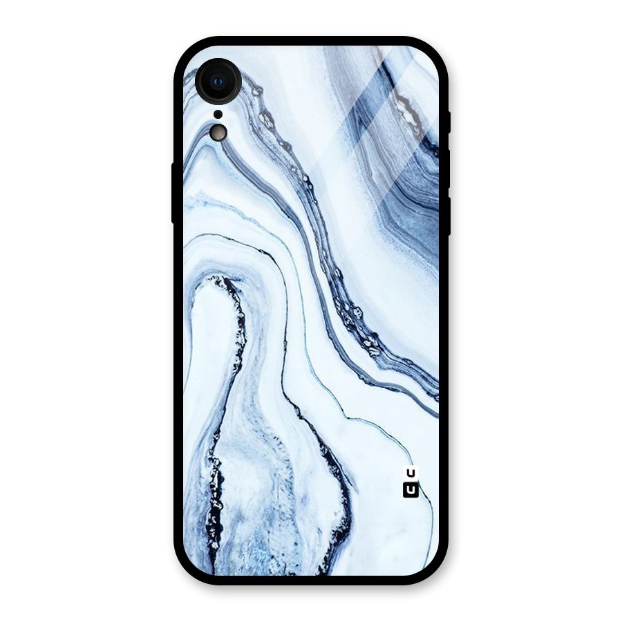 Cool Marble Art Glass Back Case for iPhone XR