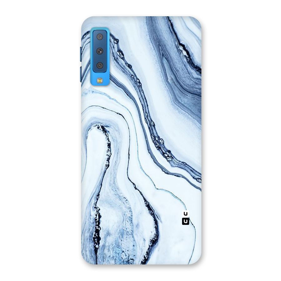 Cool Marble Style (Printed) Back Case for Galaxy A7 (2018)