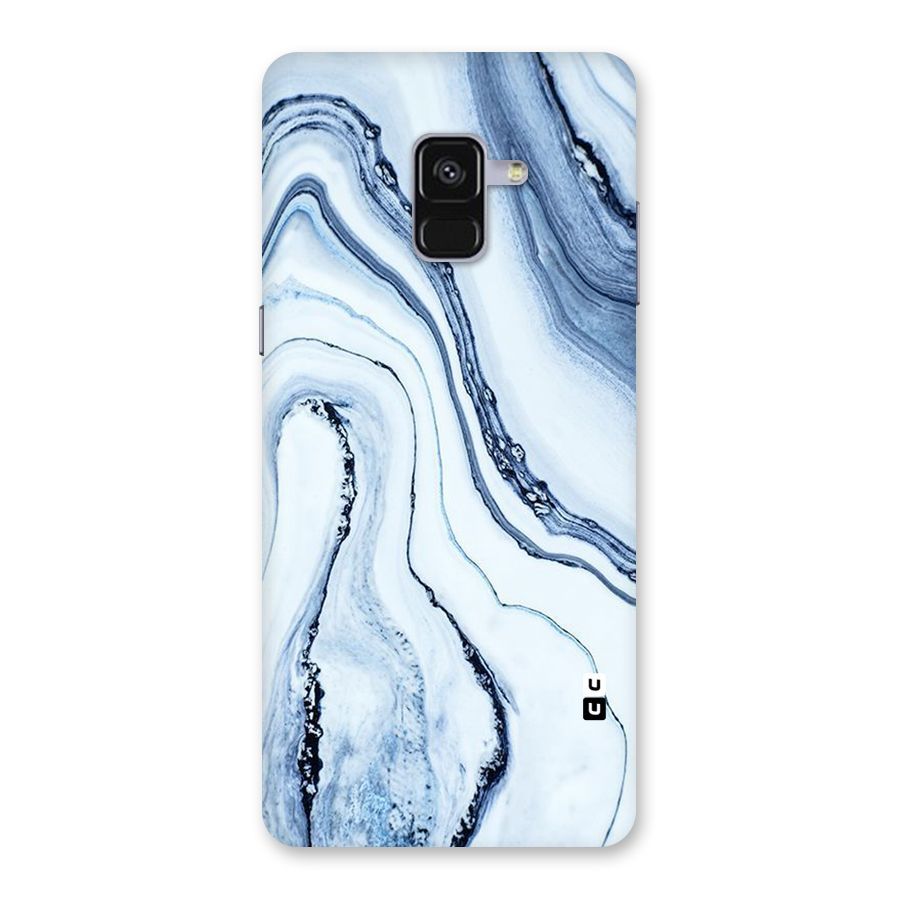 Cool Marble Style (Printed) Back Case for Galaxy A8 Plus