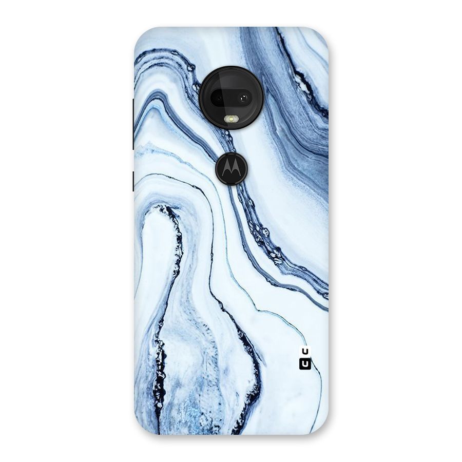 Cool Marble Style (Printed) Back Case for Moto G7