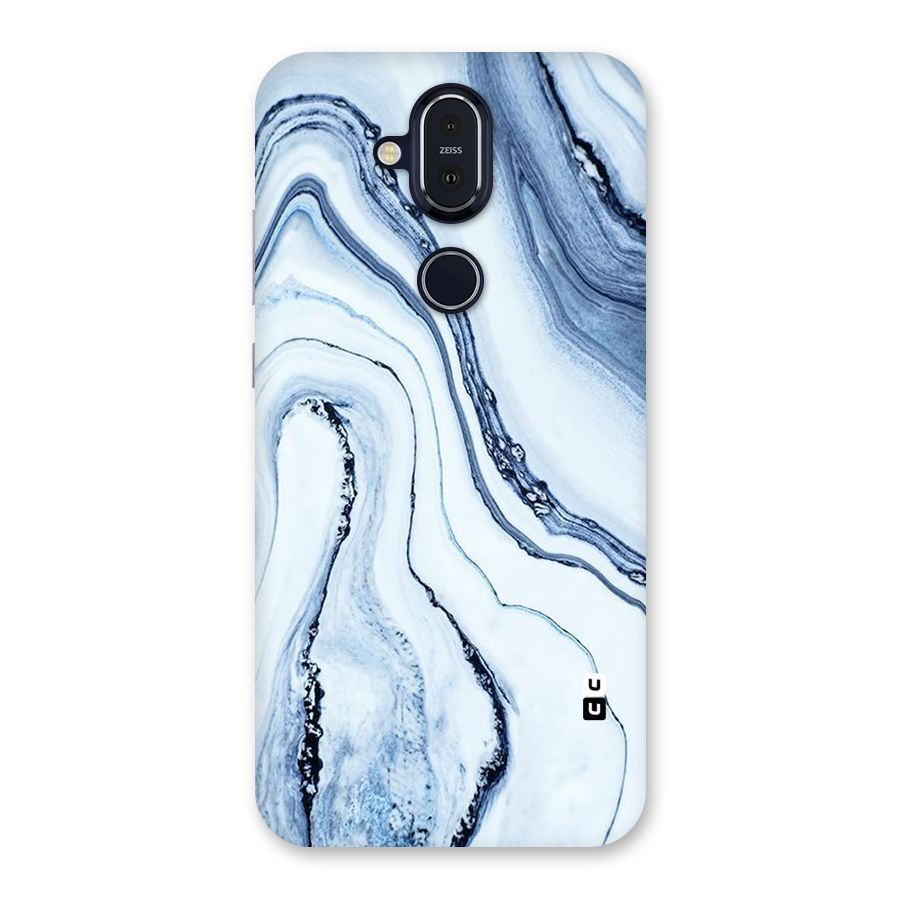 Cool Marble Style (Printed) Back Case for Nokia 8.1