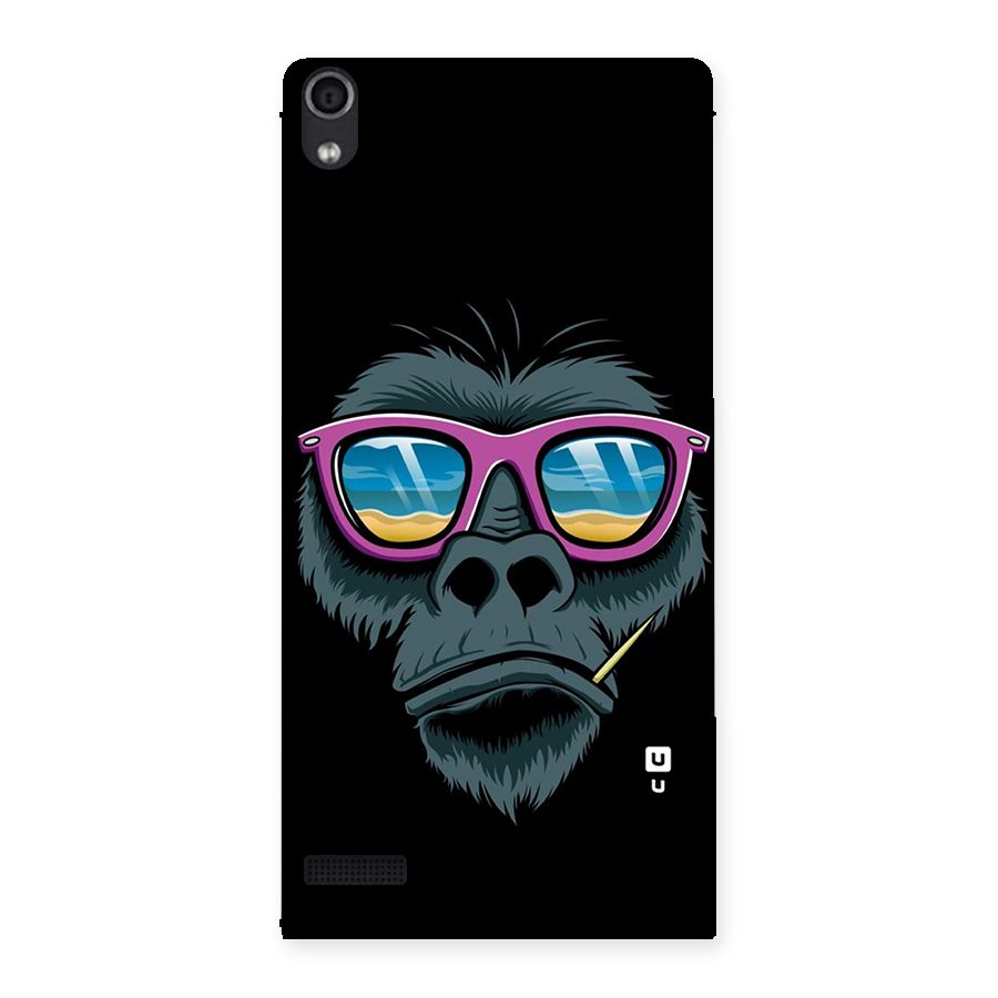 Cool Monkey Beach Sunglasses Back Case for Ascend P6