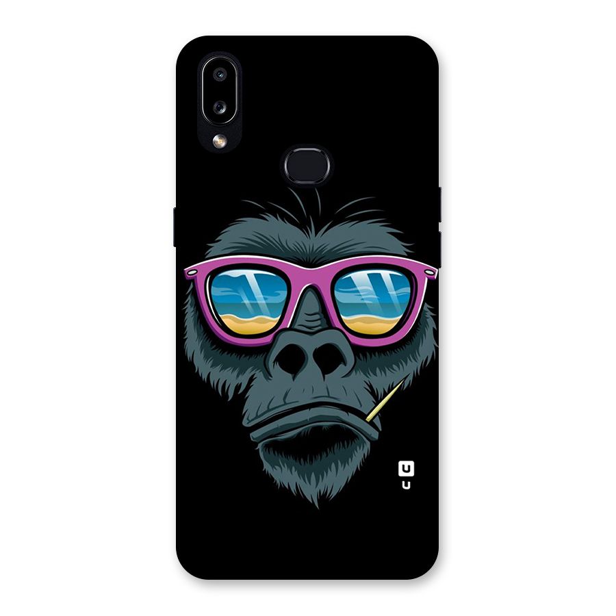 Cool Monkey Beach Sunglasses Back Case for Galaxy A10s