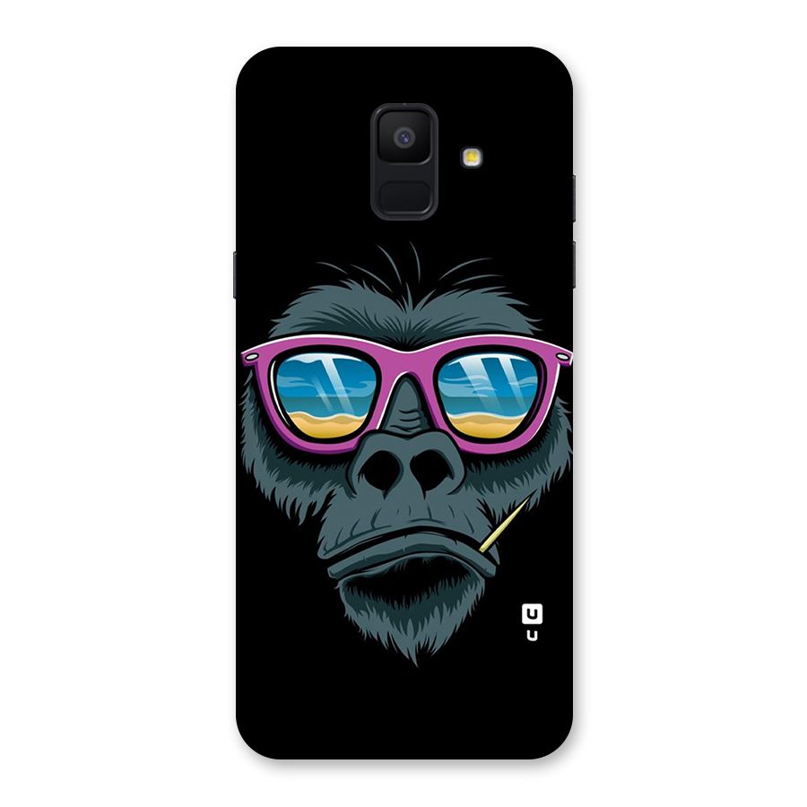 Cool Monkey Beach Sunglasses Back Case for Galaxy A6 (2018)
