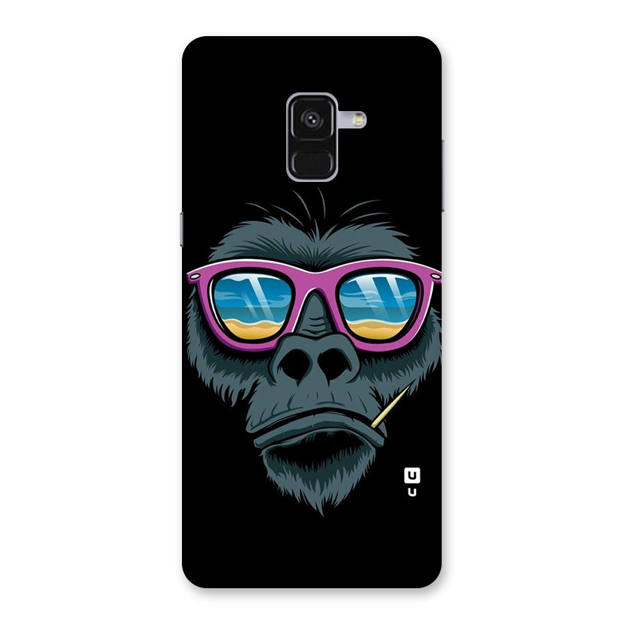 Cool Monkey Beach Sunglasses Back Case for Galaxy A8 Plus