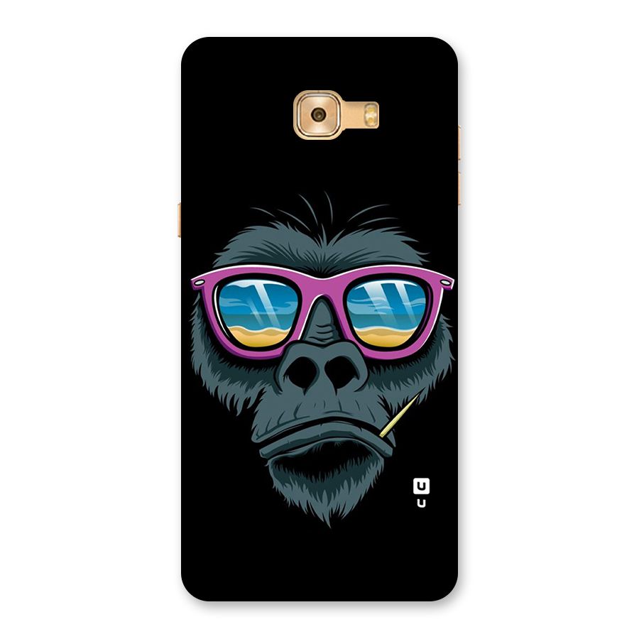 Cool Monkey Beach Sunglasses Back Case for Galaxy C9 Pro