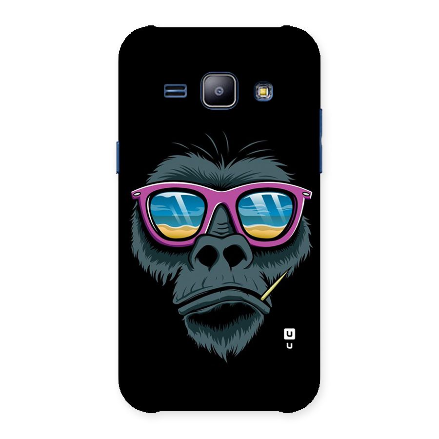 Cool Monkey Beach Sunglasses Back Case for Galaxy J1