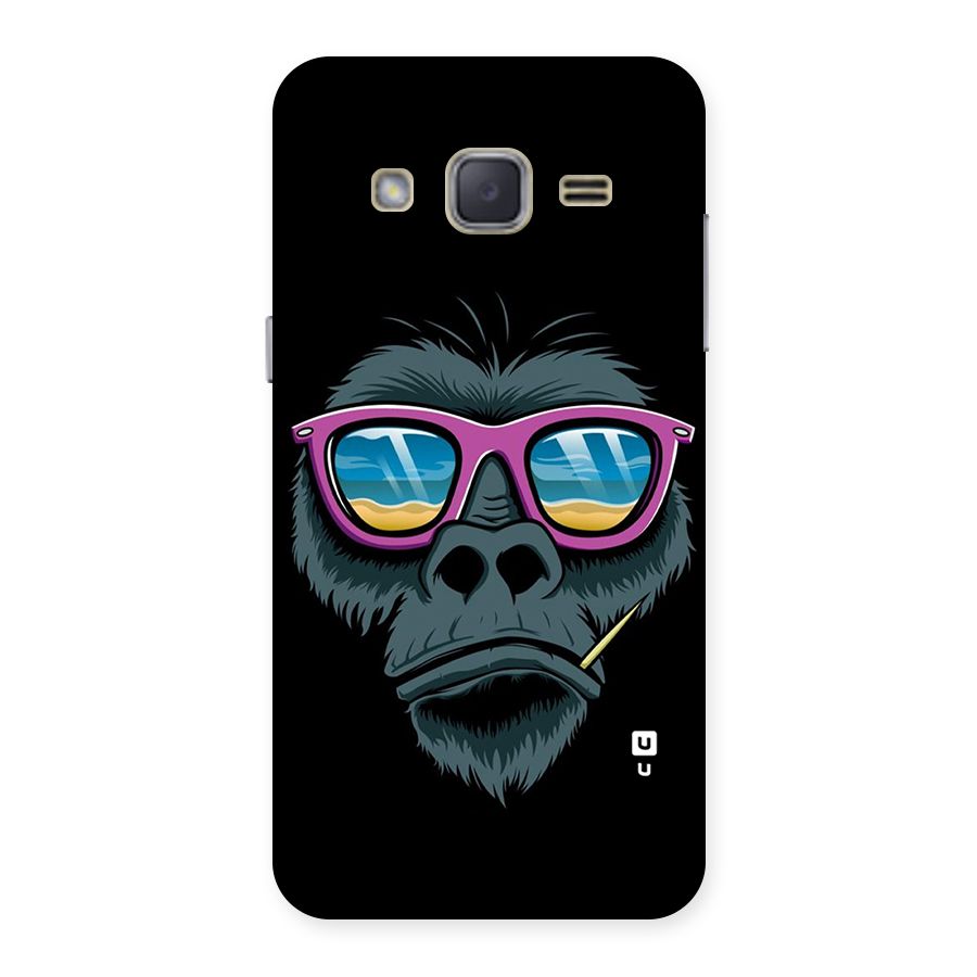 Cool Monkey Beach Sunglasses Back Case for Galaxy J2