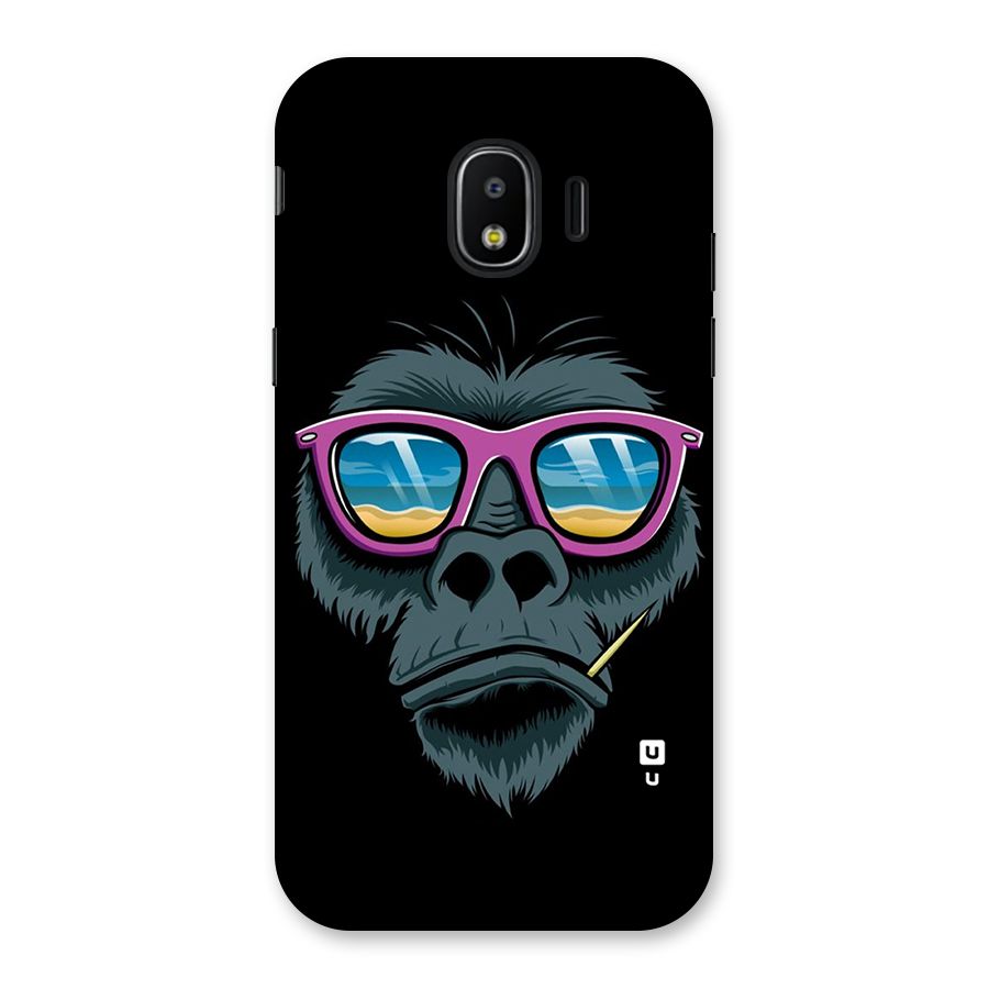 Cool Monkey Beach Sunglasses Back Case for Galaxy J2 Pro 2018