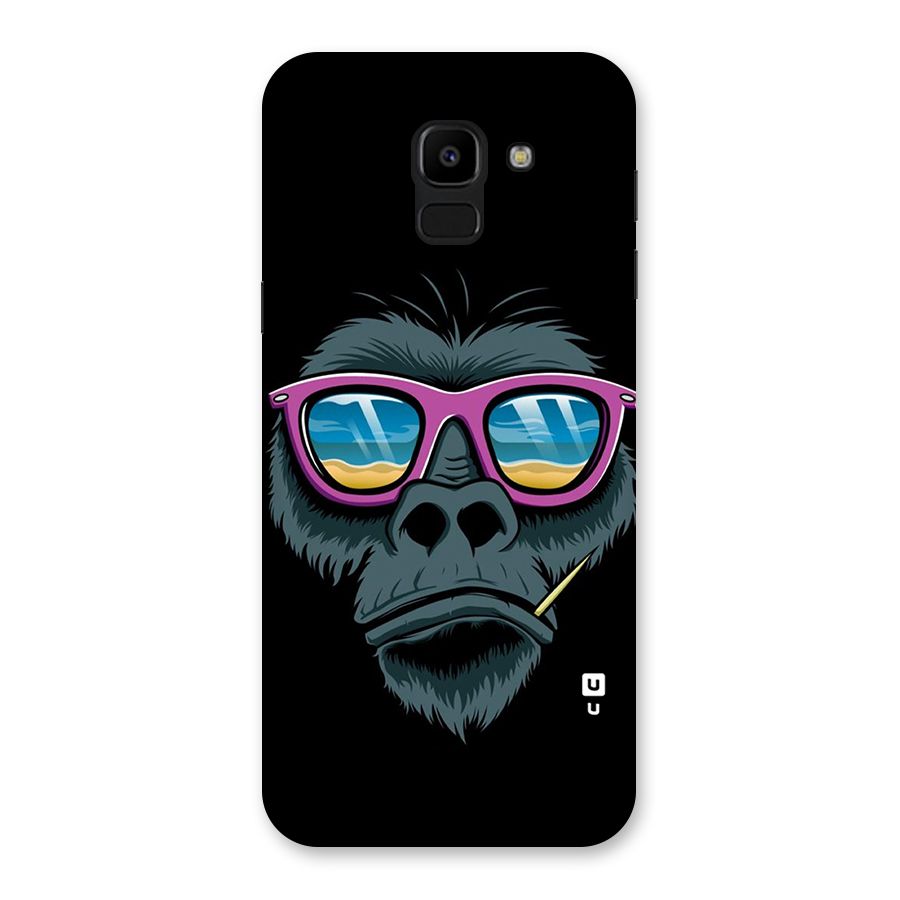 Cool Monkey Beach Sunglasses Back Case for Galaxy J6