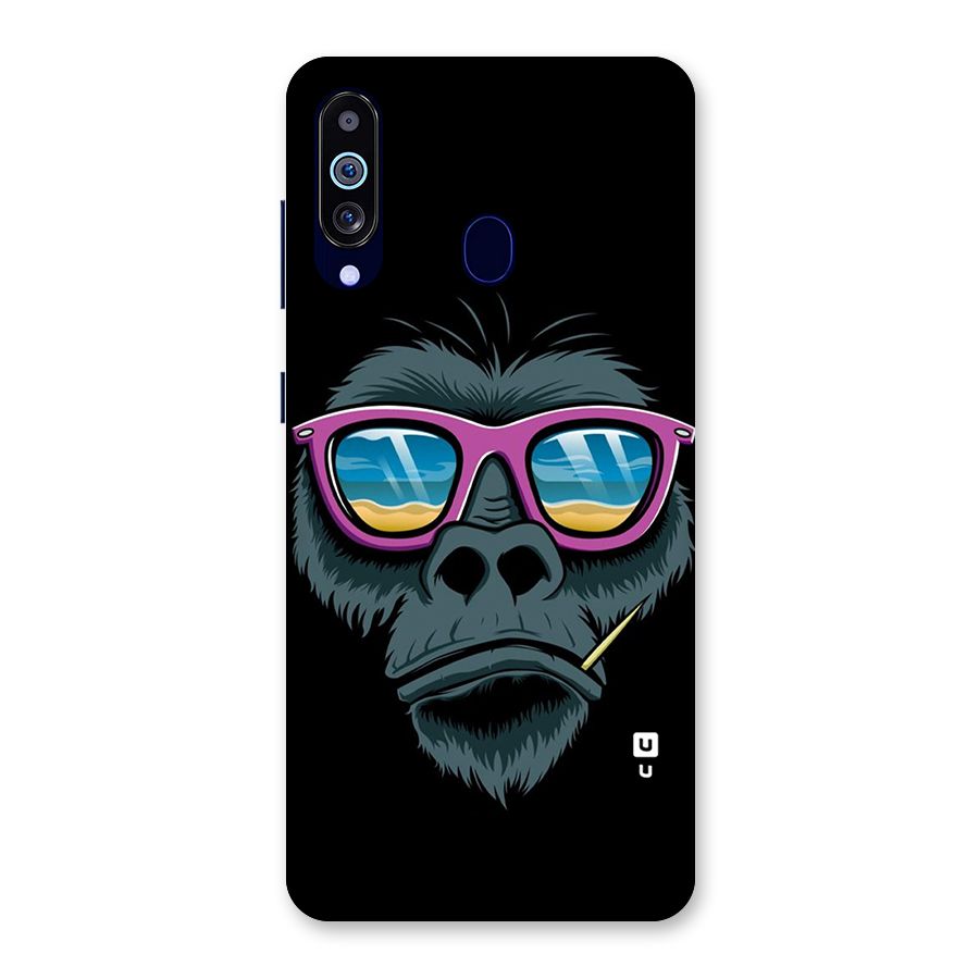 Cool Monkey Beach Sunglasses Back Case for Galaxy M40