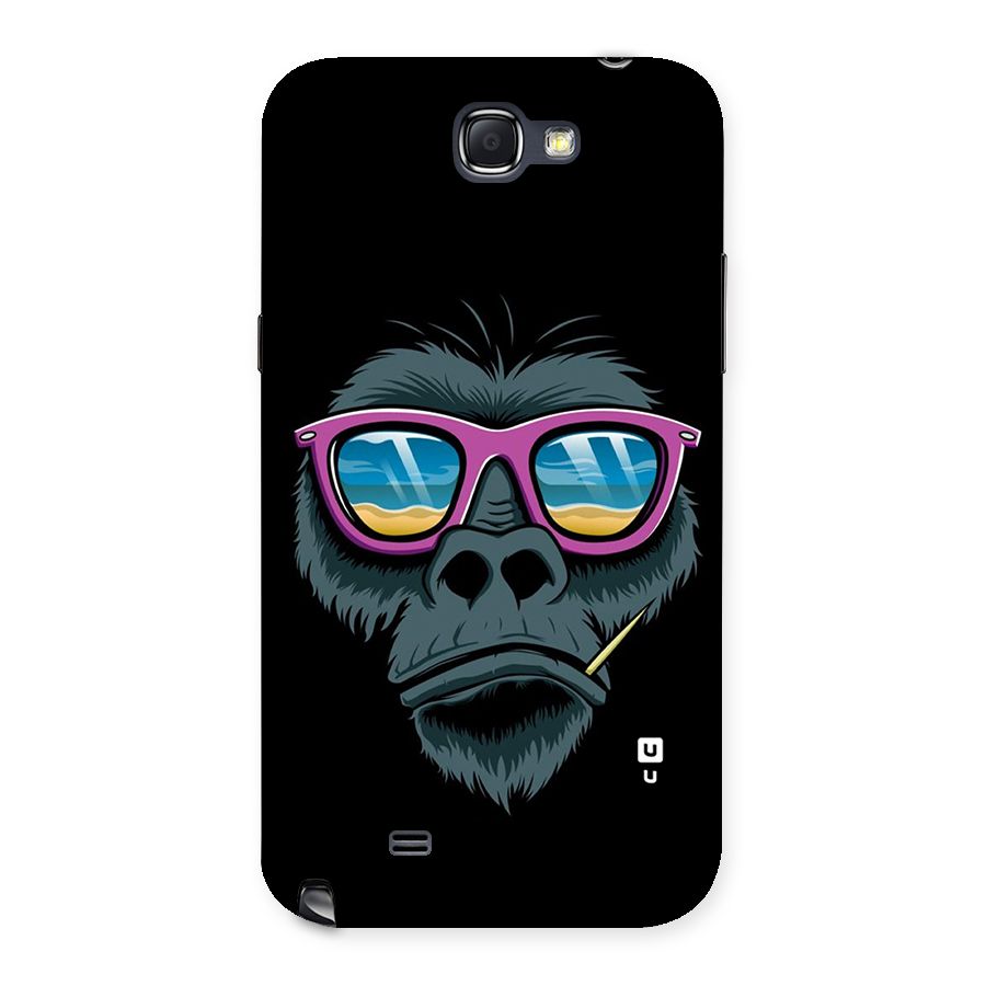Cool Monkey Beach Sunglasses Back Case for Galaxy Note 2