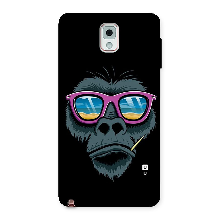 Cool Monkey Beach Sunglasses Back Case for Galaxy Note 3