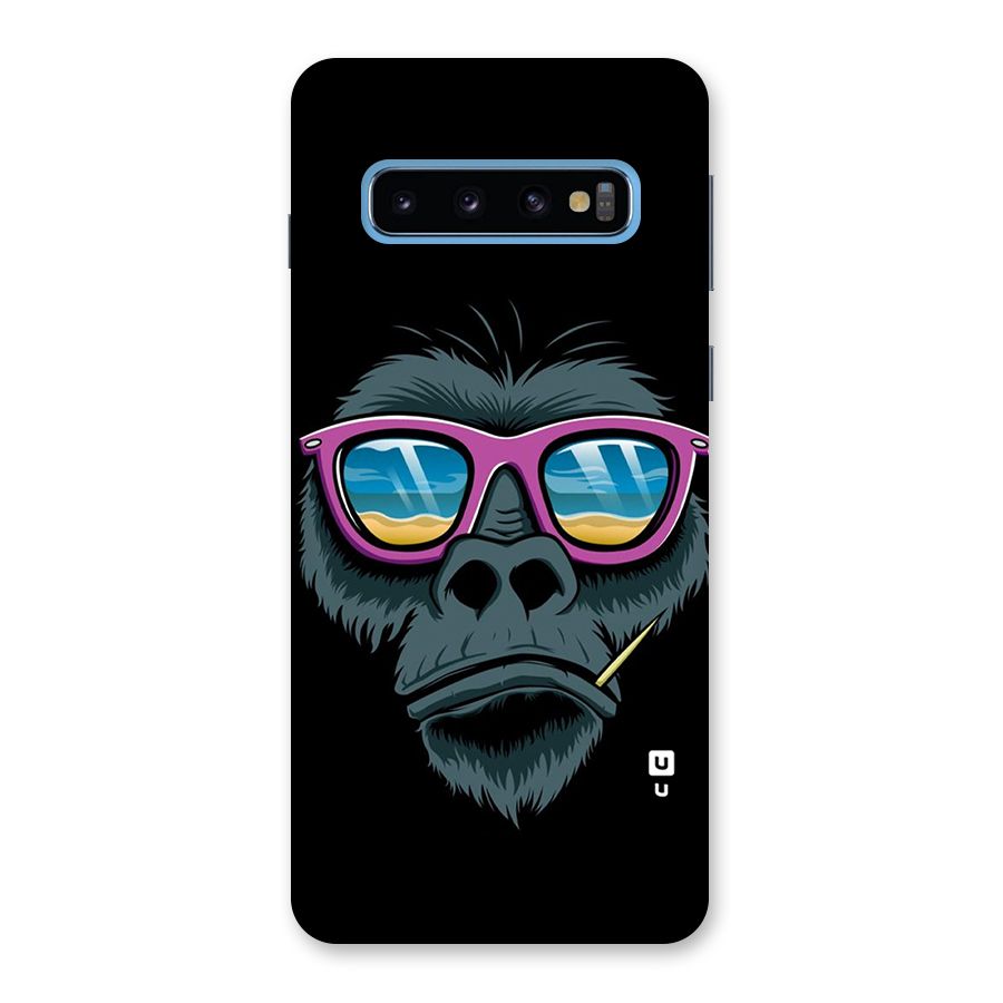 Cool Monkey Beach Sunglasses Back Case for Galaxy S10