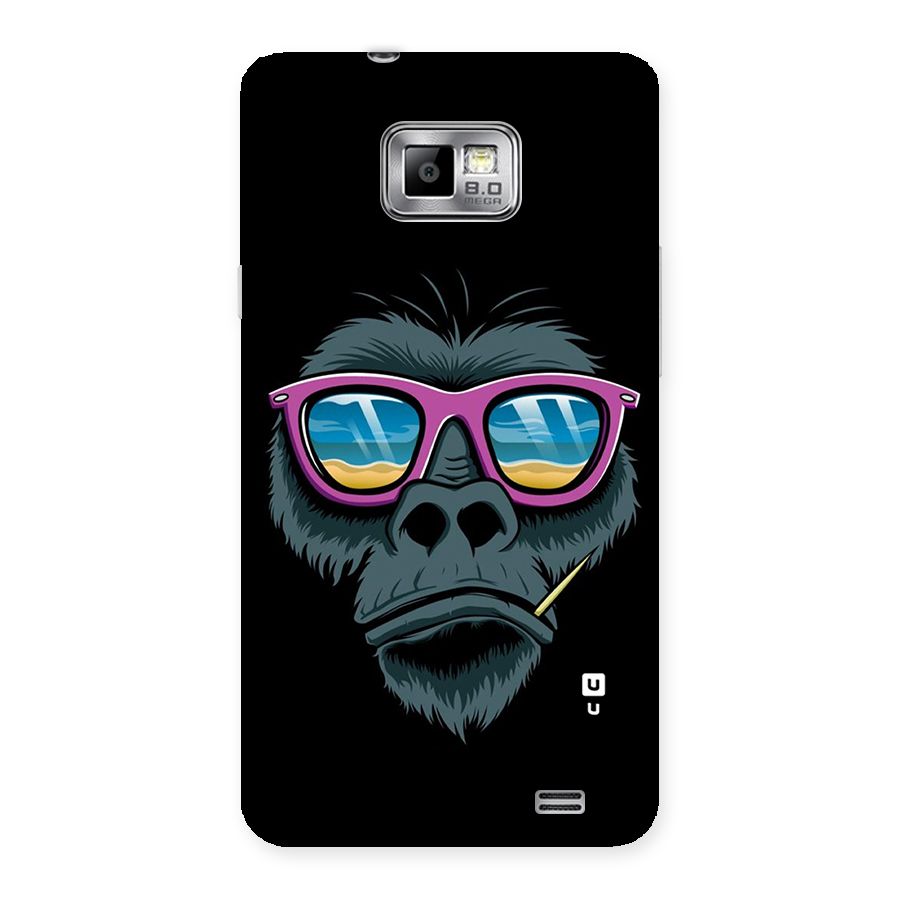 Cool Monkey Beach Sunglasses Back Case for Galaxy S2