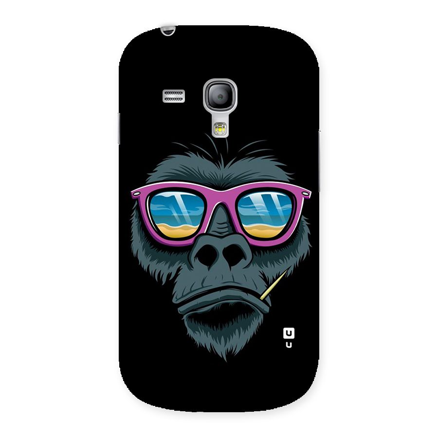 Cool Monkey Beach Sunglasses Back Case for Galaxy S3 Mini