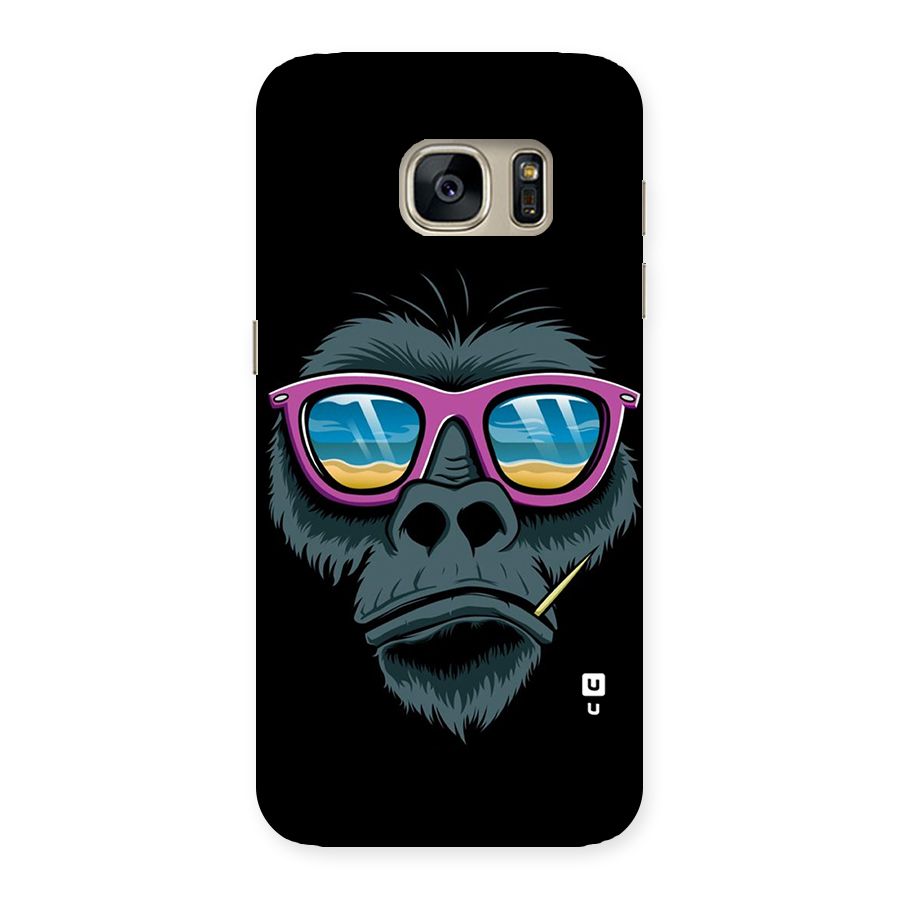 Cool Monkey Beach Sunglasses Back Case for Galaxy S7