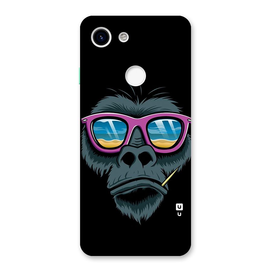 Cool Monkey Beach Sunglasses Back Case for Google Pixel 3