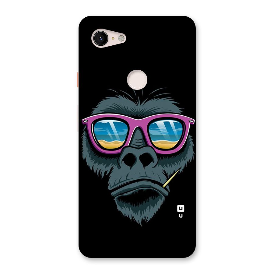 Cool Monkey Beach Sunglasses Back Case for Google Pixel 3 XL