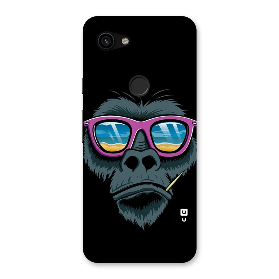 Cool Monkey Beach Sunglasses Back Case for Google Pixel 3a