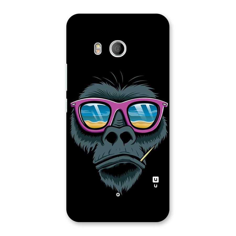 Cool Monkey Beach Sunglasses Back Case for HTC U11