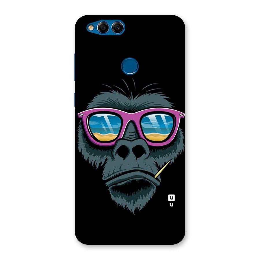 Cool Monkey Beach Sunglasses Back Case for Honor 7X